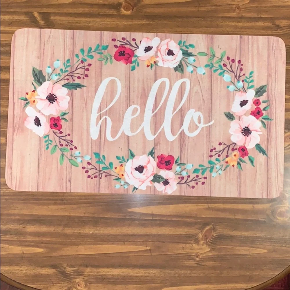 Hello Colorful Doormat - Picture 2 of 4